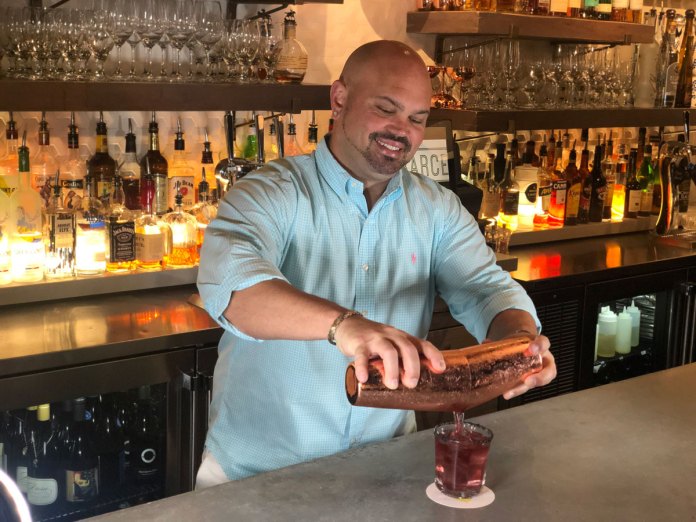 Hibiscus Margarita with Black Sea Salt by Mixologist Micah Hinde