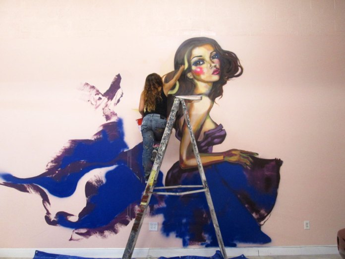 Influential Miami artist Didi Rok rolls with femme street art