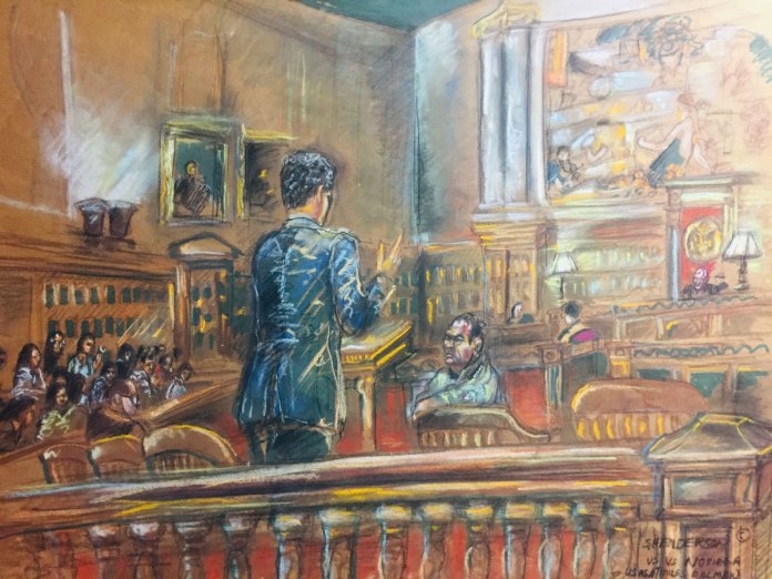 Shirley Henderson’s Courtroom Illustrations