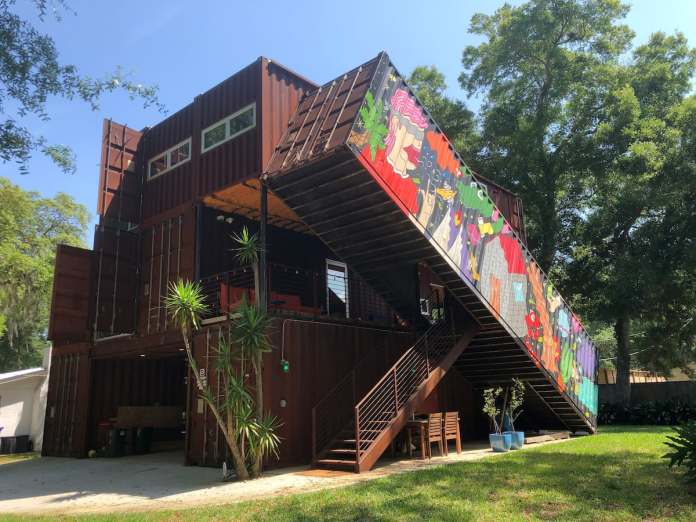 St. Augustine Airbnb shipping container a hit with ’60s pop art