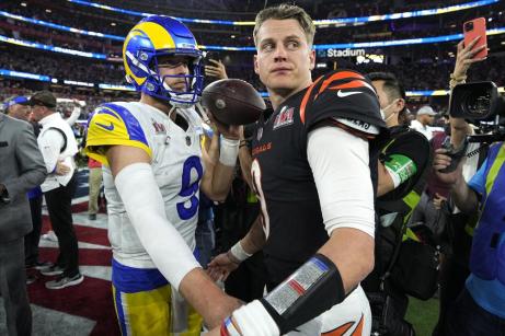 Super Bowl Photo Gallery Thrills and agony as Rams win Super Bowl - Los Angeles Rams punter Johnny Hekker