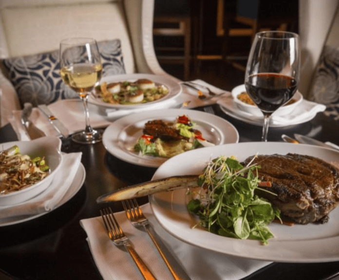 Luxe, decadent dining at Diplomat Prime Steak & Seafood